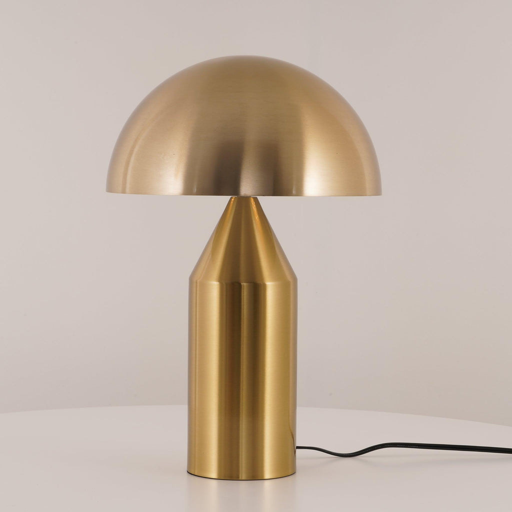 Atollo geometrisk bordslampa i metall - ikonisk italiensk design