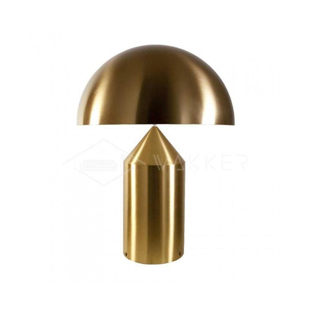 Atollo geometrisk bordslampa i metall - ikonisk italiensk design