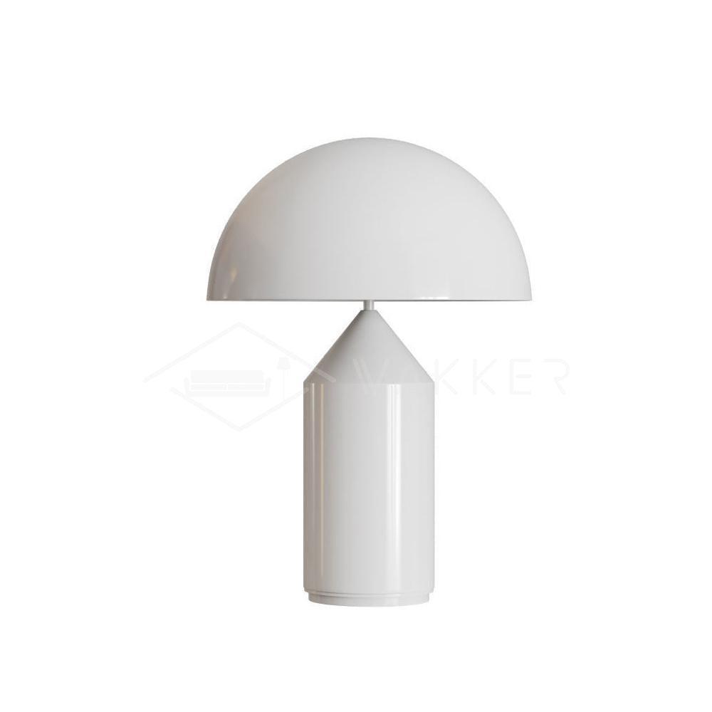 Atollo geometrisk bordslampa i metall - ikonisk italiensk design