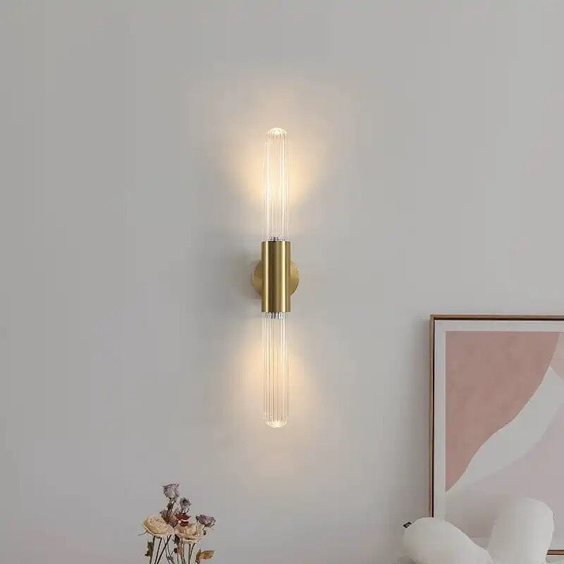 Norell Glass Pole Lamp With Nordic Design For Living Rooms
