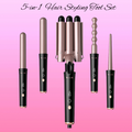 5-in-1 Hot Hair Styler Set — Fast Heat, Defined Curls