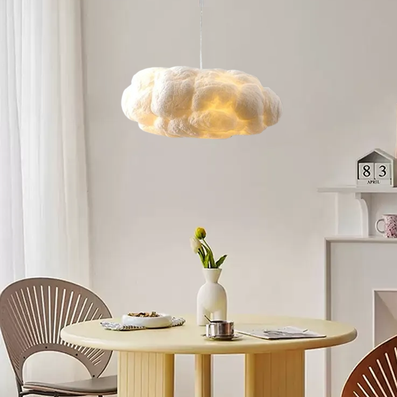 Nordic Cloud Pendant Light - LED White for Living Room - Flindria