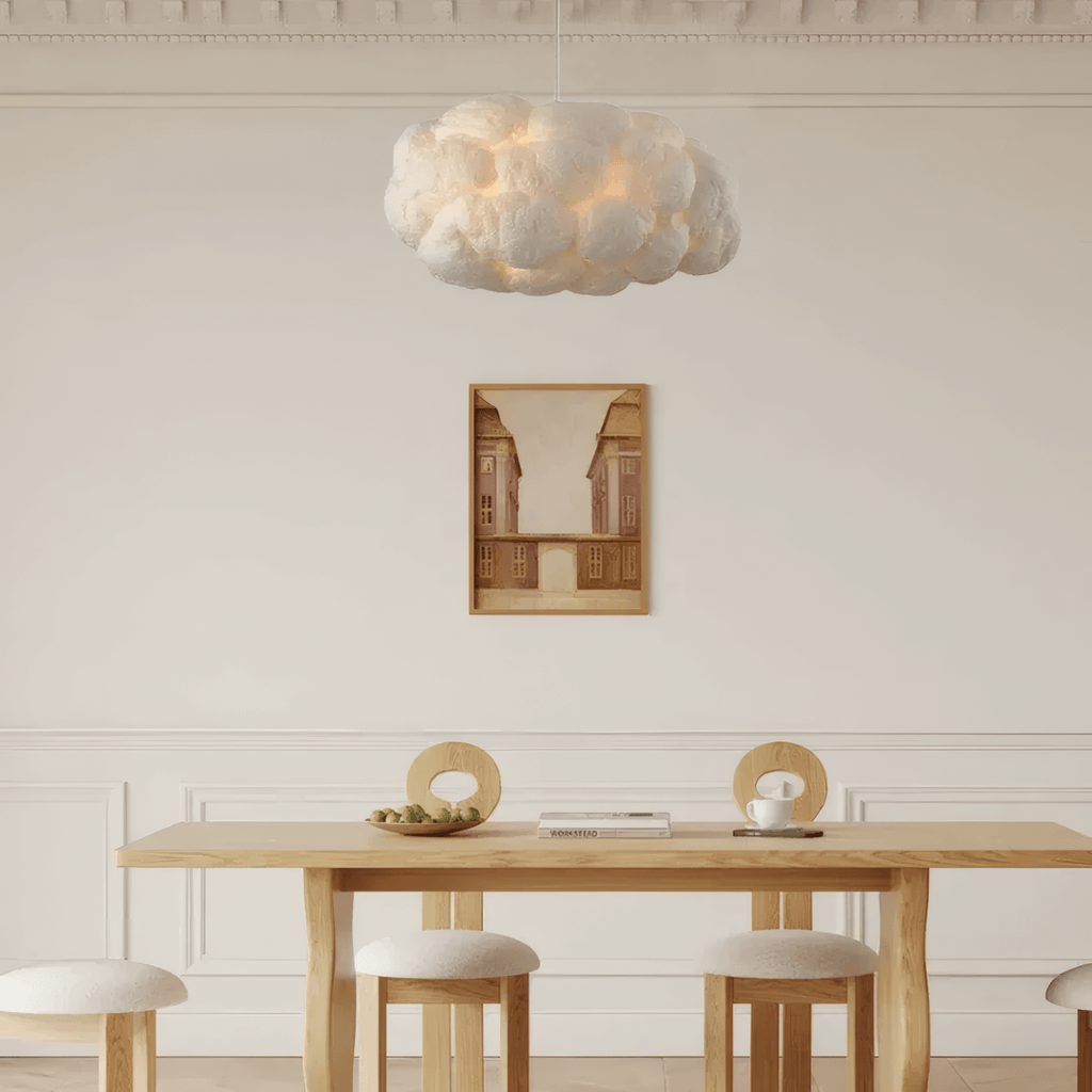 Nordic Cloud Pendant Light - LED White for Living Room - Flindria