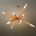 Designer Handmade Branch Wood Pendant Light - Natural Organic Living Room - Flindria