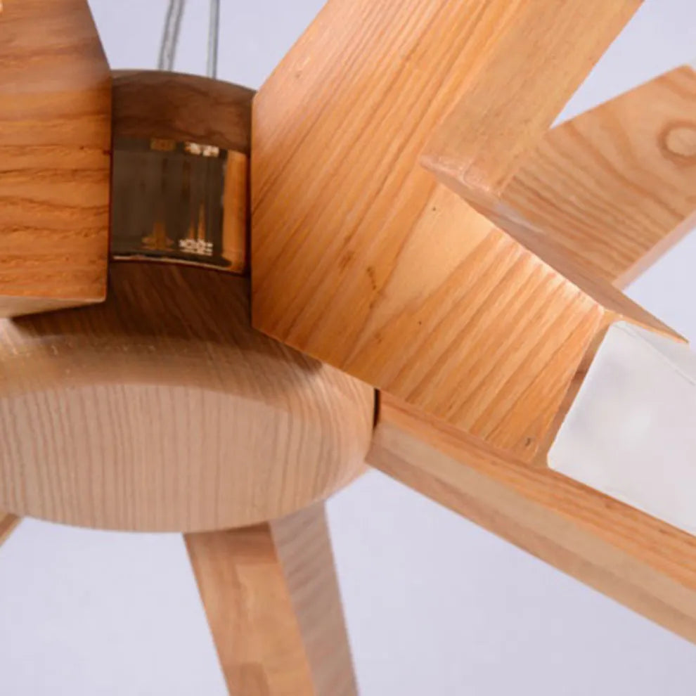 Designer Handmade Branch Wood Pendant Light - Natural Organic Living Room - Flindria