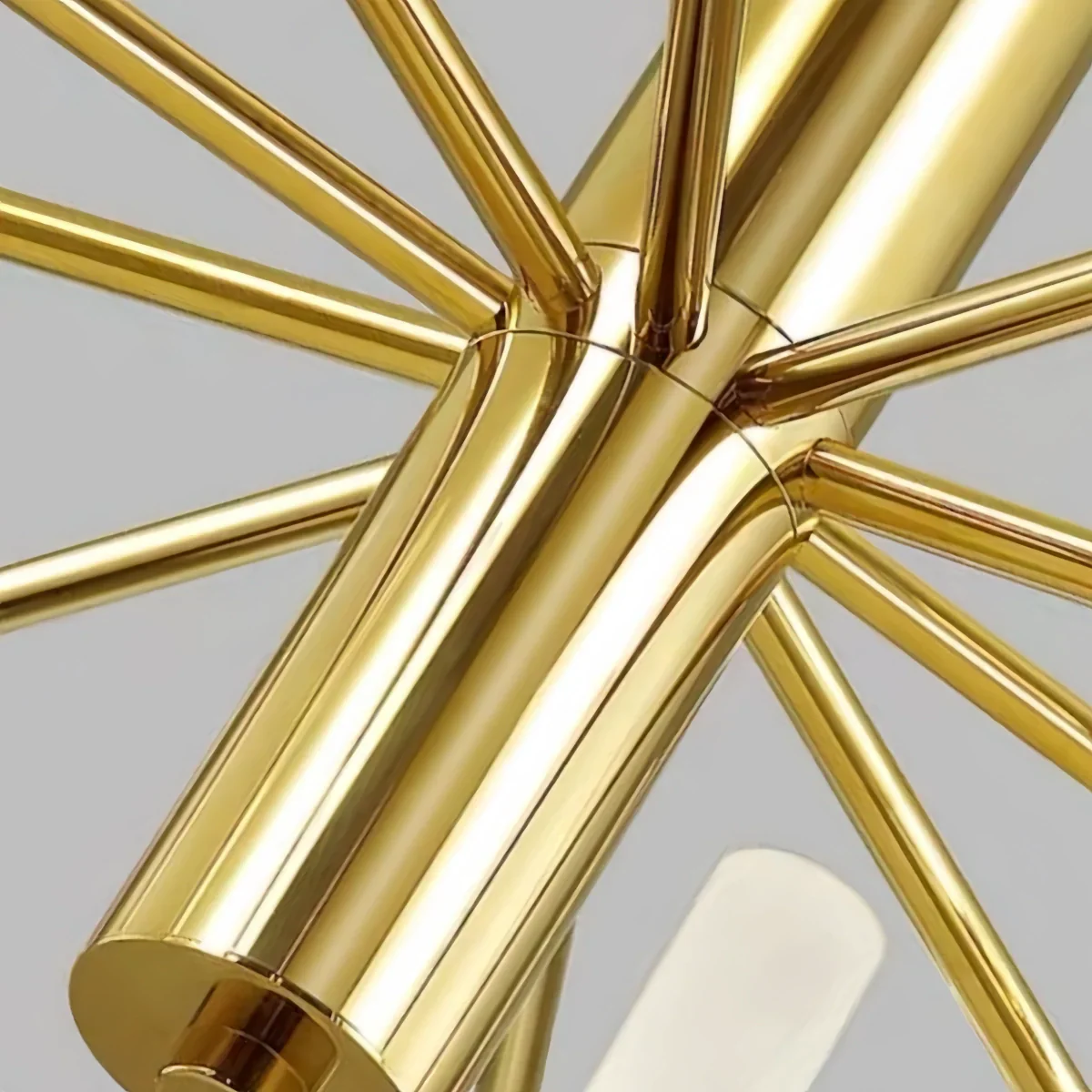 Royal Crystal Chandelier - Gold Metal Frame for Living Room - Flindria