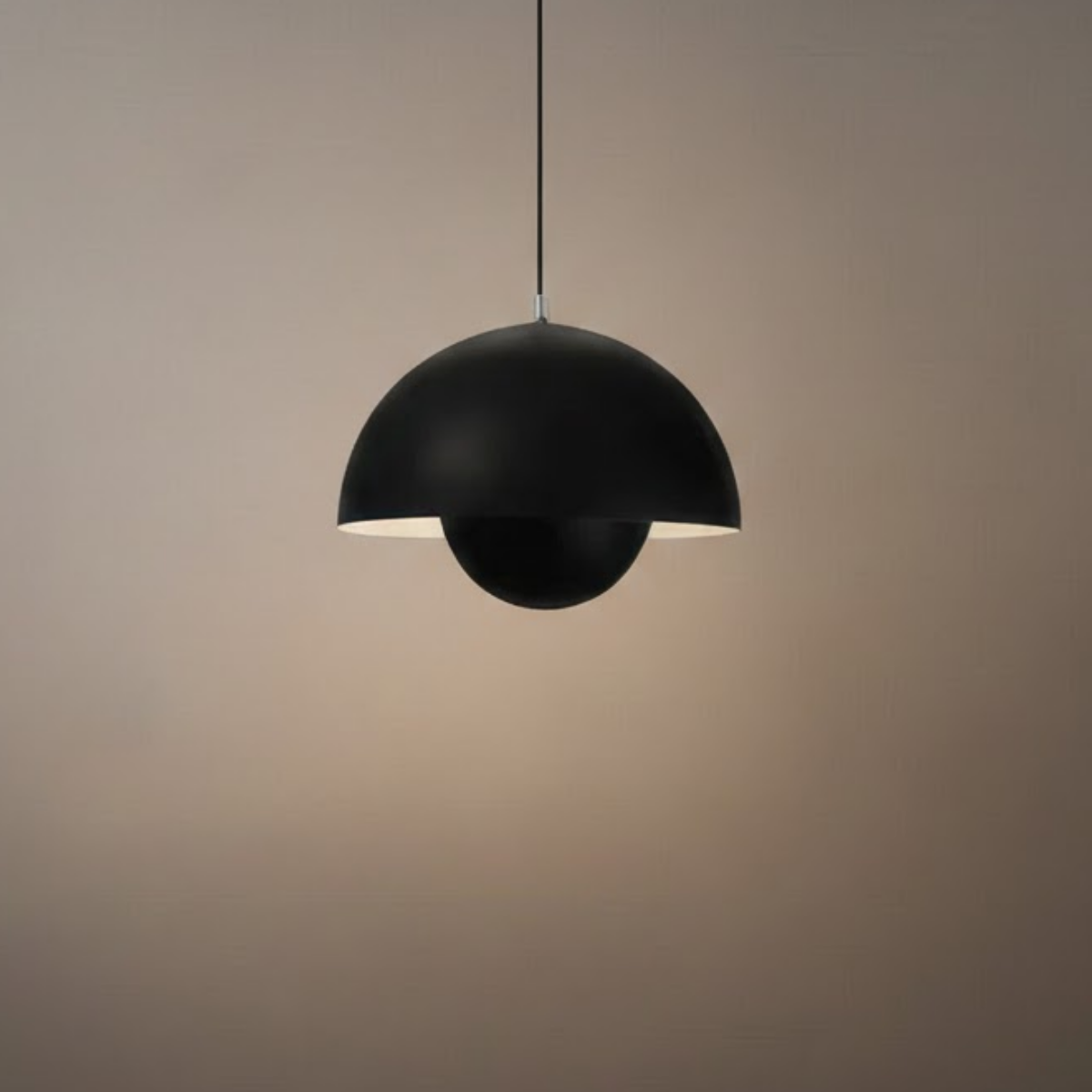 Art Deco Morandi Dome Pendant Light – Colorful Metal Lamp for Bedroom - Flindria