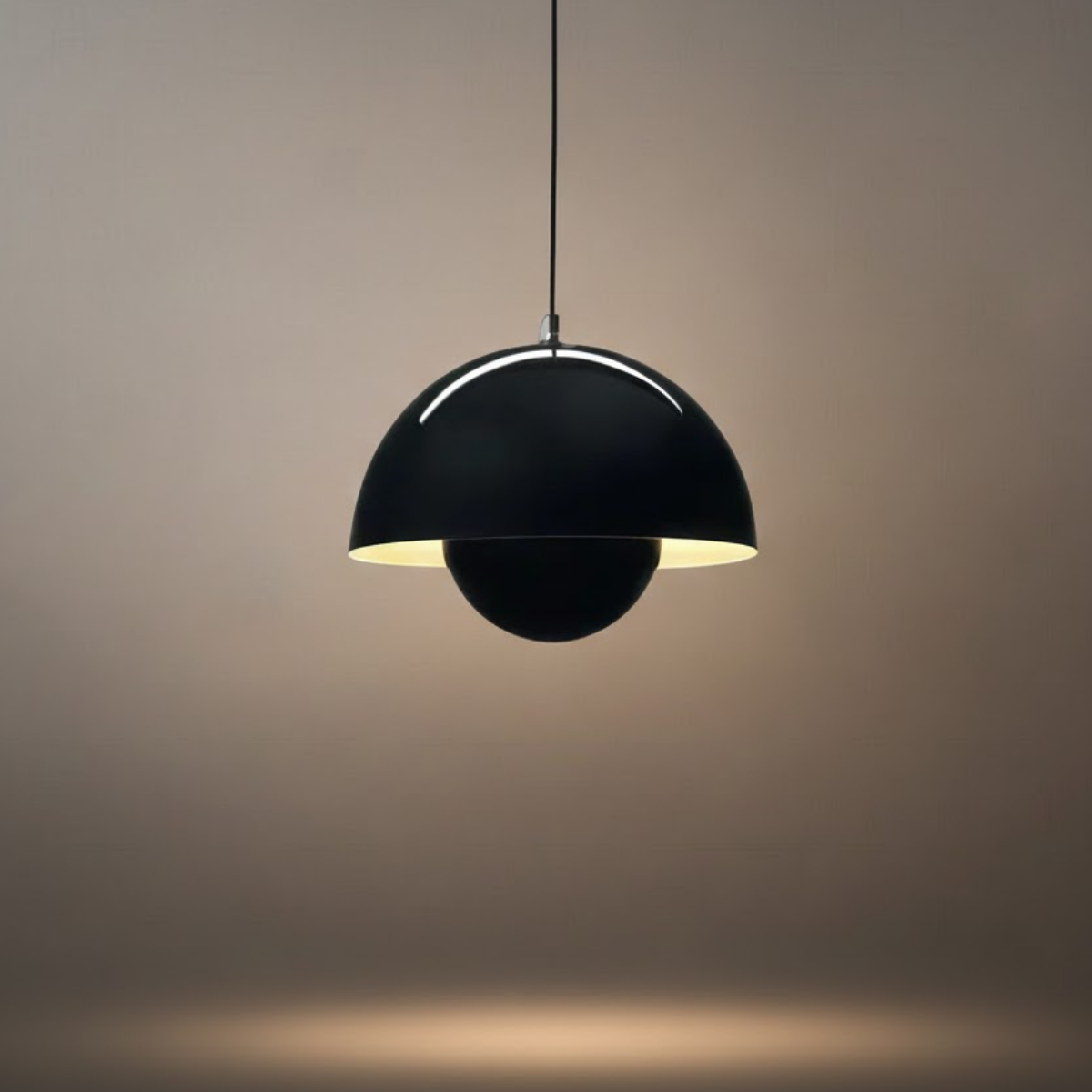 Art Deco Morandi Dome Pendant Light – Colorful Metal Lamp for Bedroom - Flindria