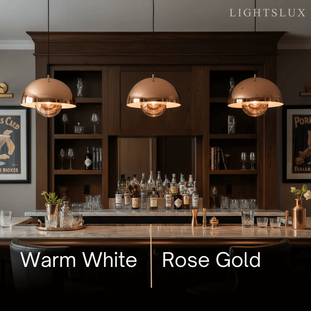 Art Deco Morandi Dome Pendant Light – Colorful Metal Lamp for Bedroom - Flindria
