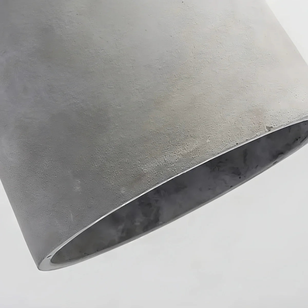 Industriële grijze cement hanglamp – tonvorm voor keukeneiland/eetkamer - Flindria