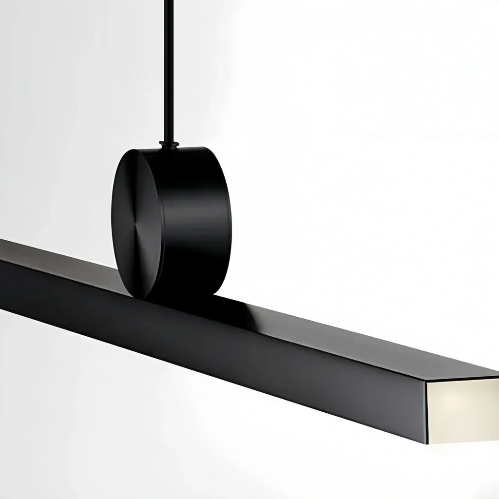 Modern Dimmable Pendant Light - Metal Linear for Living Room - Flindria