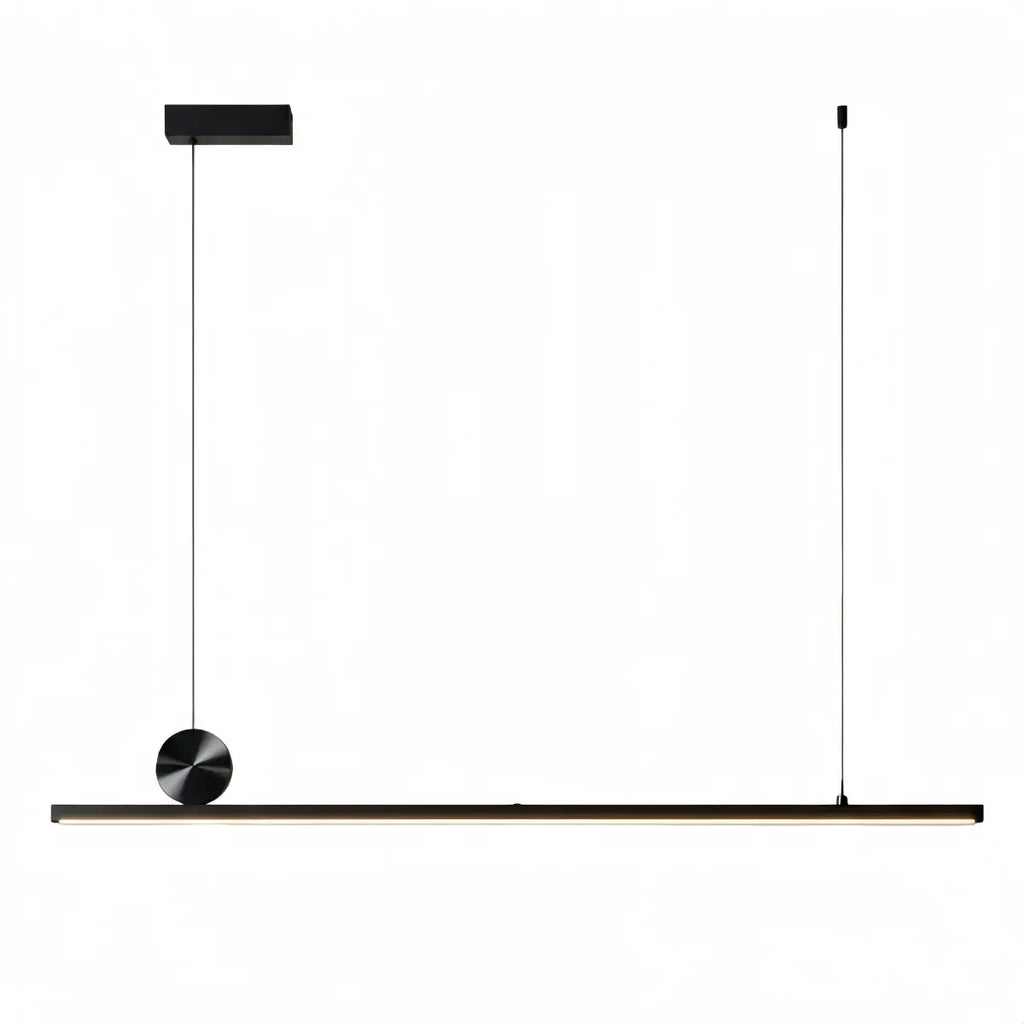 Modern Dimmable Pendant Light - Metal Linear for Living Room - Flindria