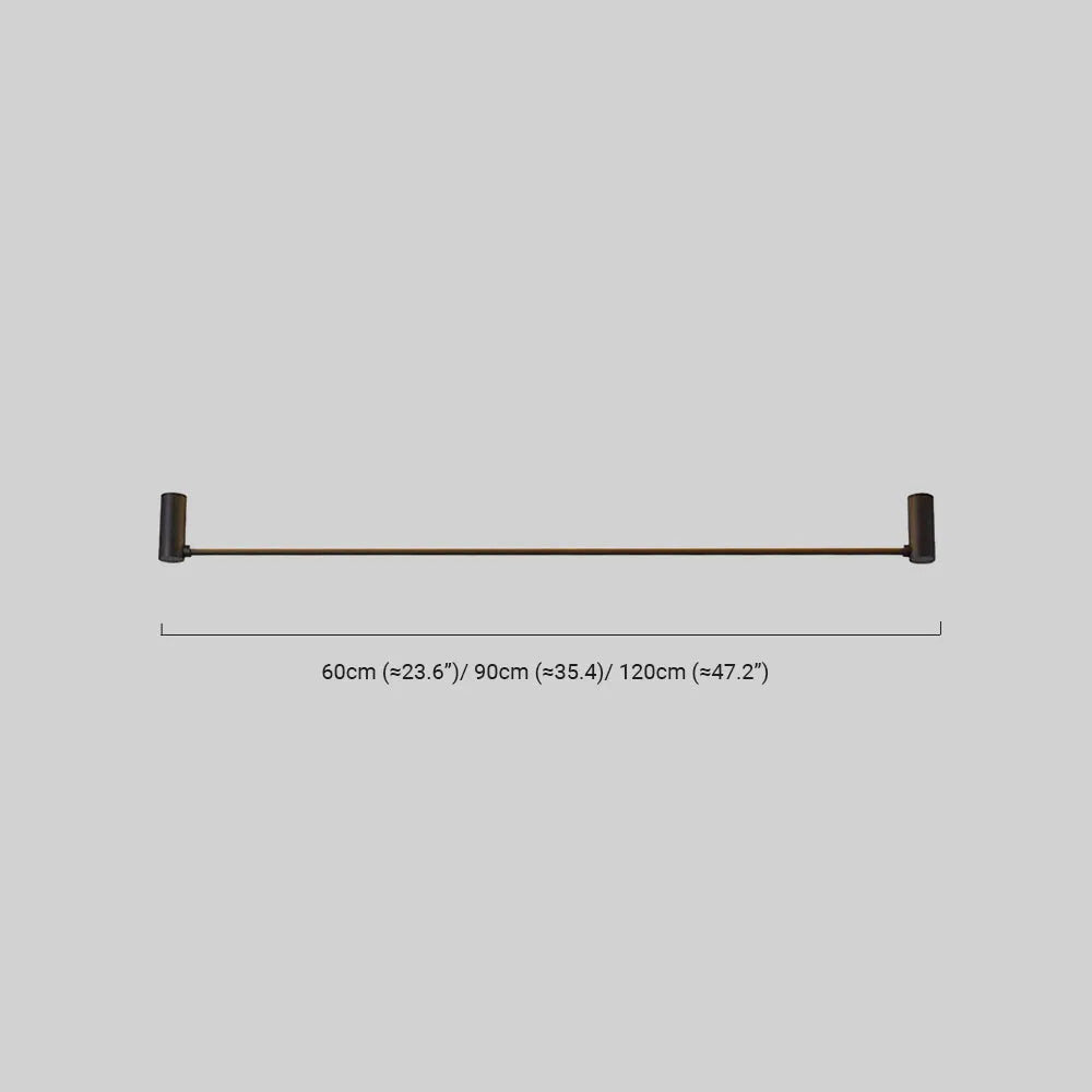 Modern Linear Ceiling Light - Black Metal / Acrylic for Living Room - Flindria