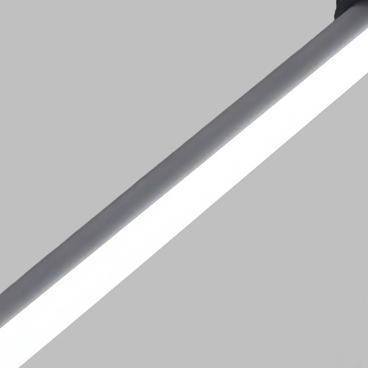 Modern Linear Ceiling Light - Black Metal / Acrylic for Living Room - Flindria