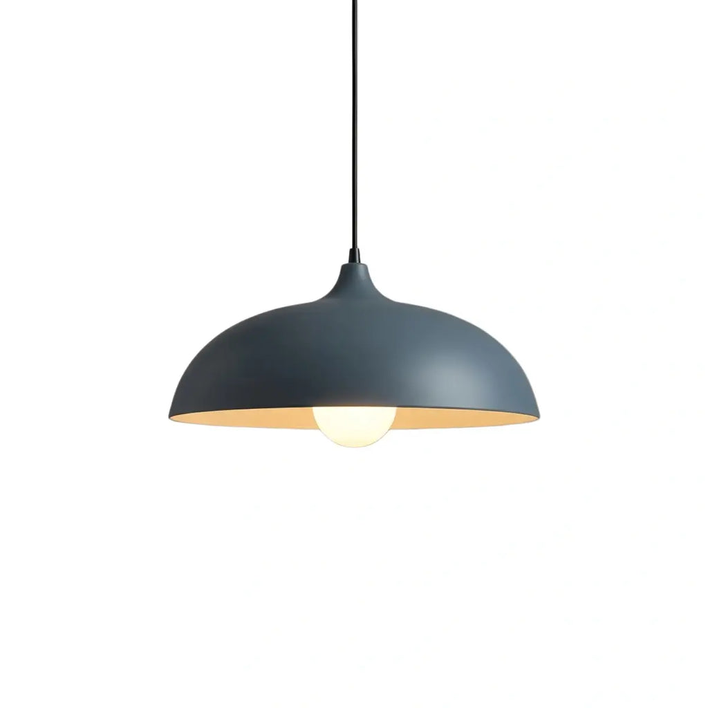 Morandi Metal Pendant Light - Black/Blue/Green/Grey for Dining Room - Flindria