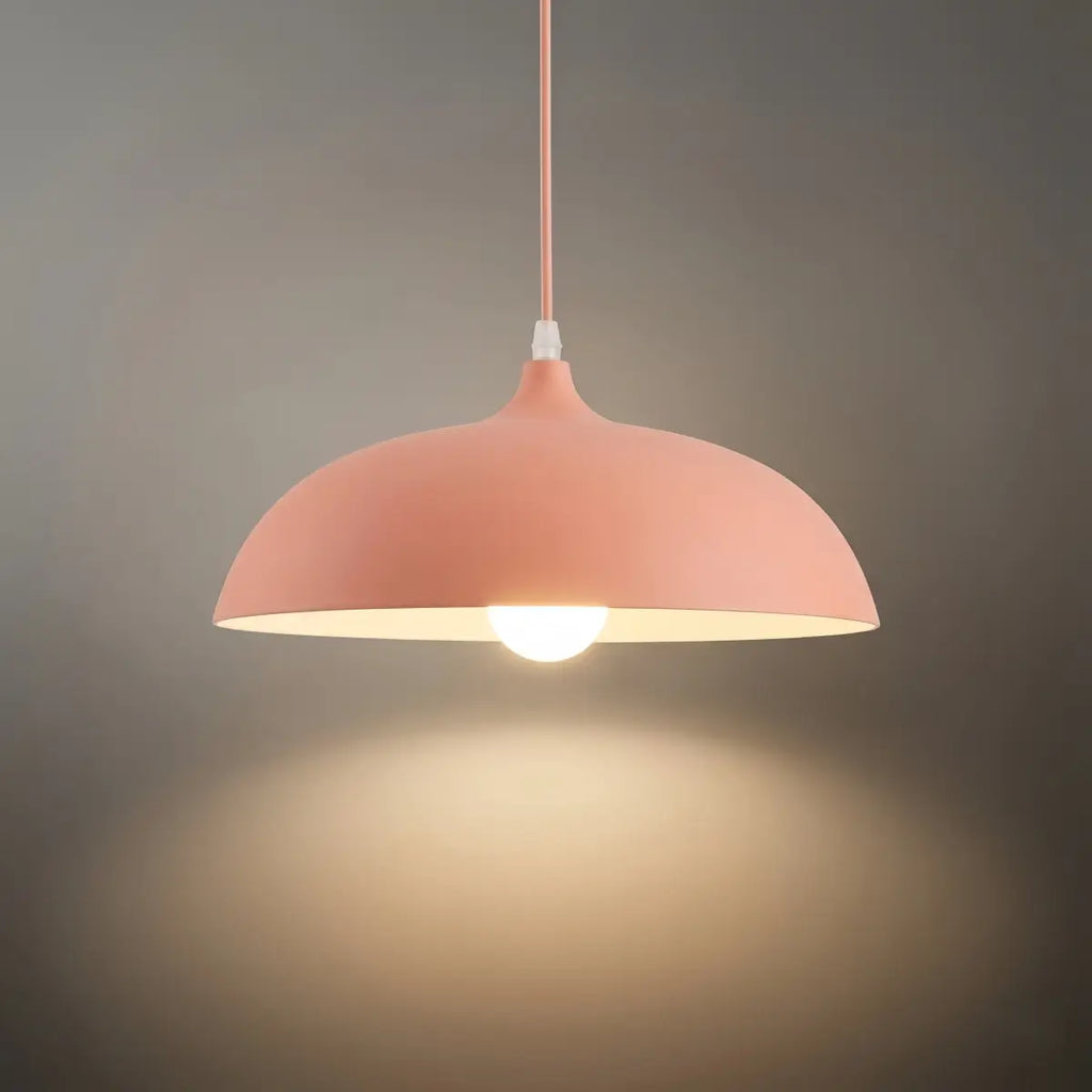 Morandi Metal Pendant Light - Black/Blue/Green/Grey for Dining Room - Flindria