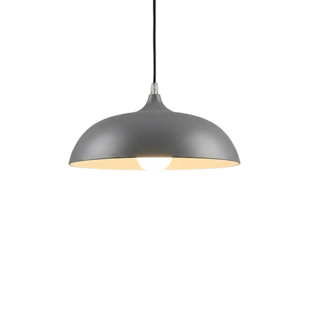Morandi Metal Pendant Light - Black/Blue/Green/Grey for Dining Room - Flindria