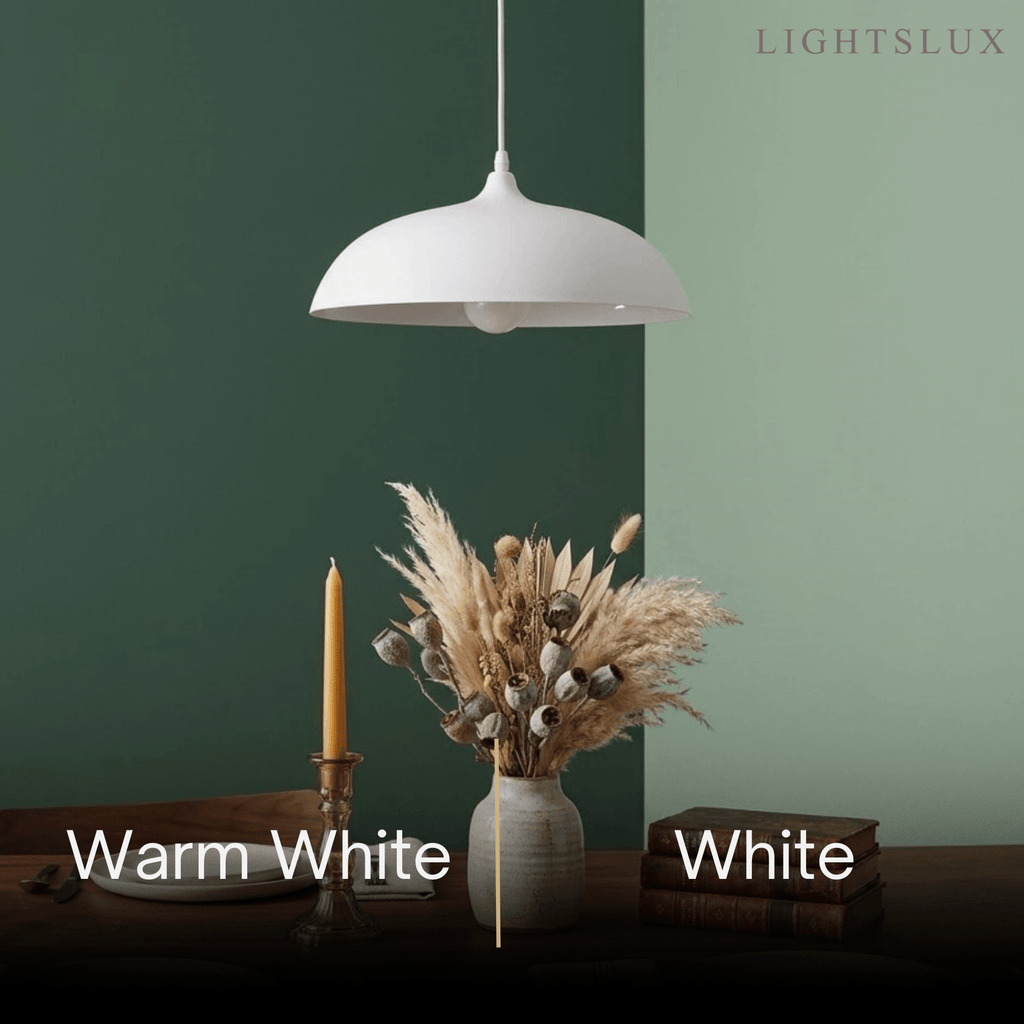 Morandi Metal Pendant Light - Black/Blue/Green/Grey for Dining Room - Flindria