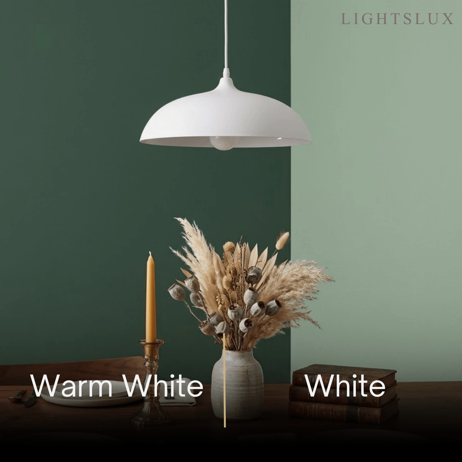 Morandi Metal Pendant Light - Black/Blue/Green/Grey for Dining Room - Flindria