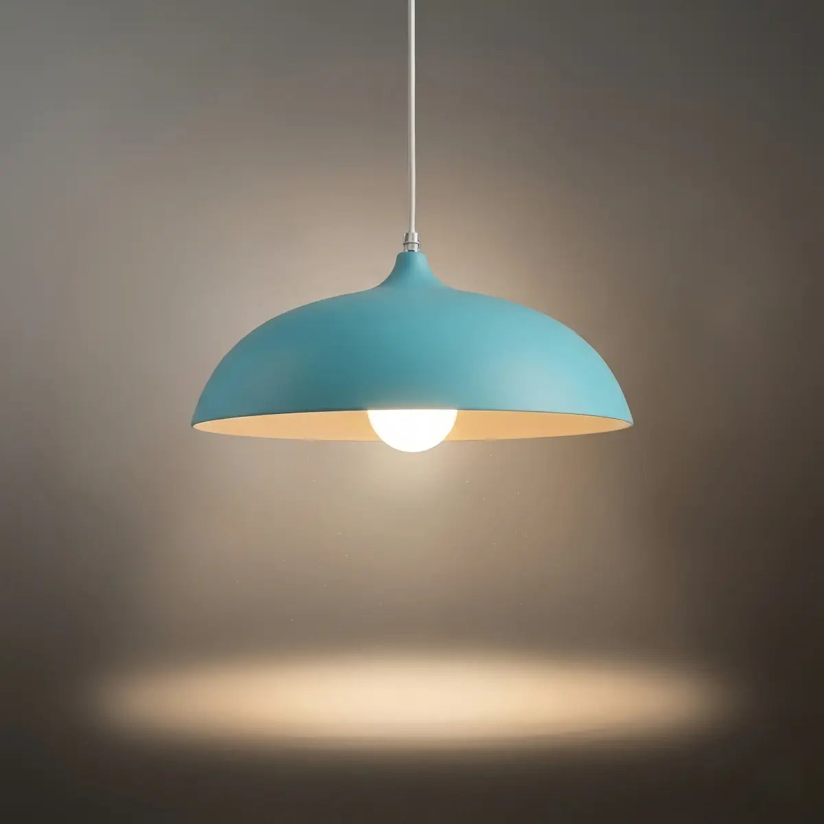 Morandi Metal Pendant Light - Black/Blue/Green/Grey for Dining Room - Flindria