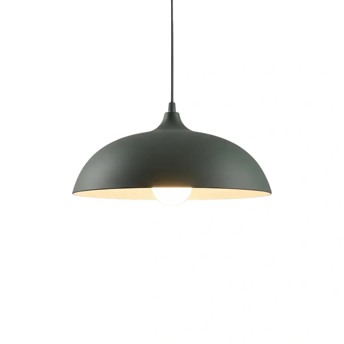 Morandi Metal Pendant Light - Black/Blue/Green/Grey for Dining Room - Flindria