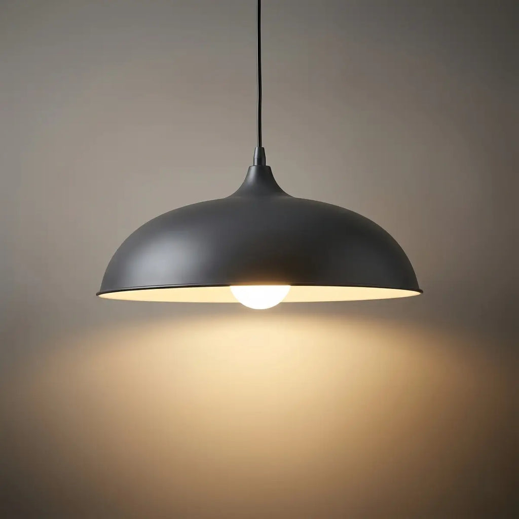 Morandi Metal Pendant Light - Black/Blue/Green/Grey for Dining Room - Flindria