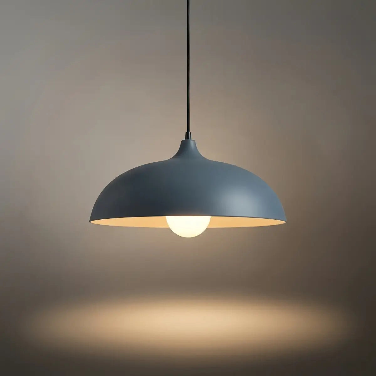 Morandi Metal Pendant Light - Black/Blue/Green/Grey for Dining Room - Flindria