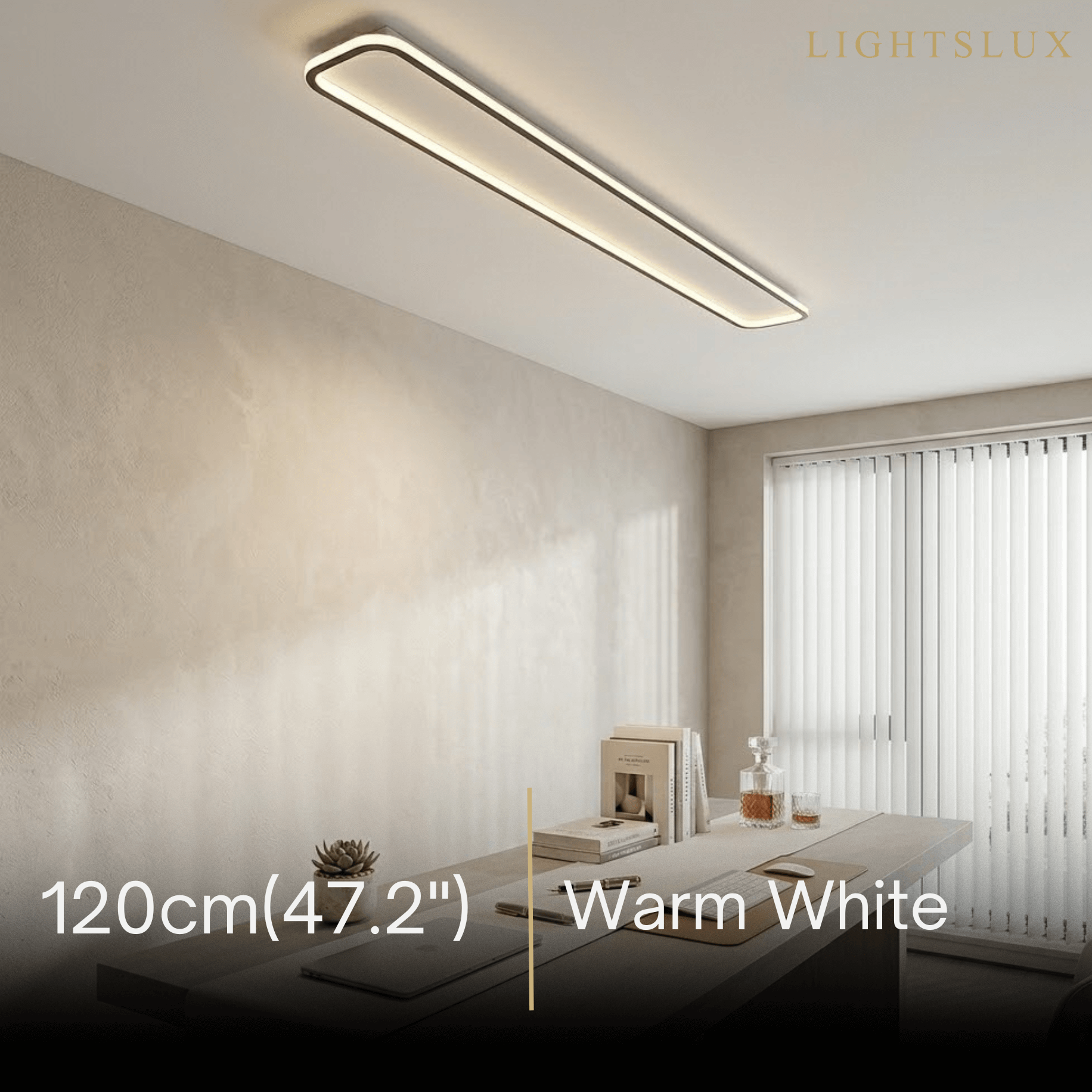 Modern LED Ceiling Light – Metal/Silica Gel Fixture for Living Room - Flindria