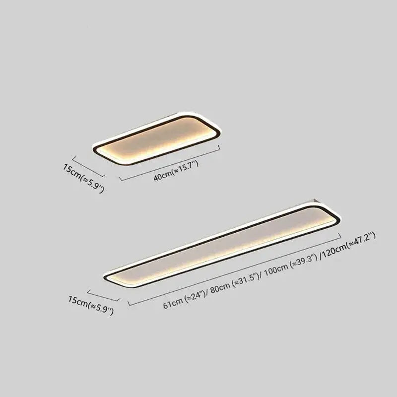 Modern LED Ceiling Light – Metal/Silica Gel Fixture for Living Room - Flindria