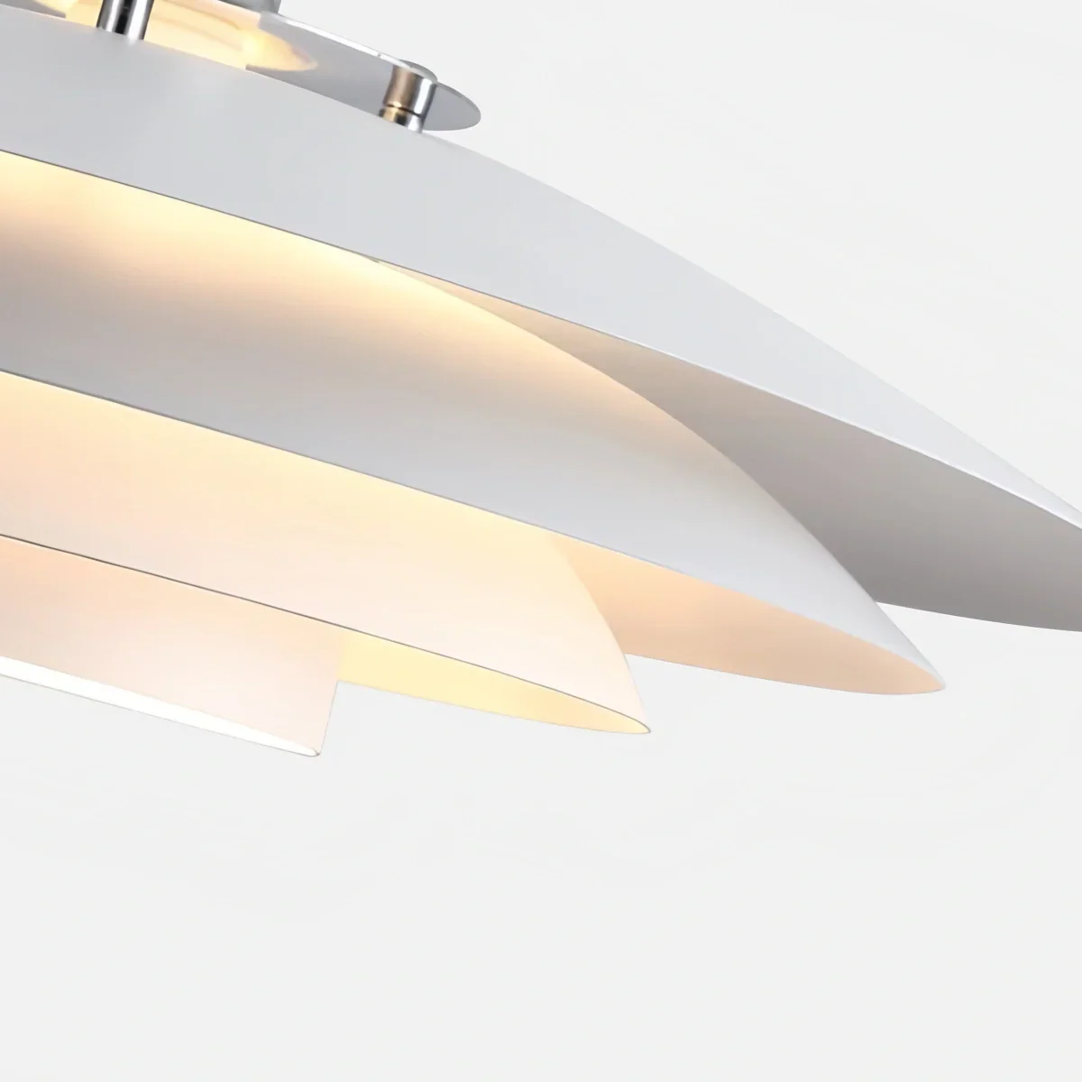 Modern Metal Pendant Light — Black/White for Dining Room - Flindria