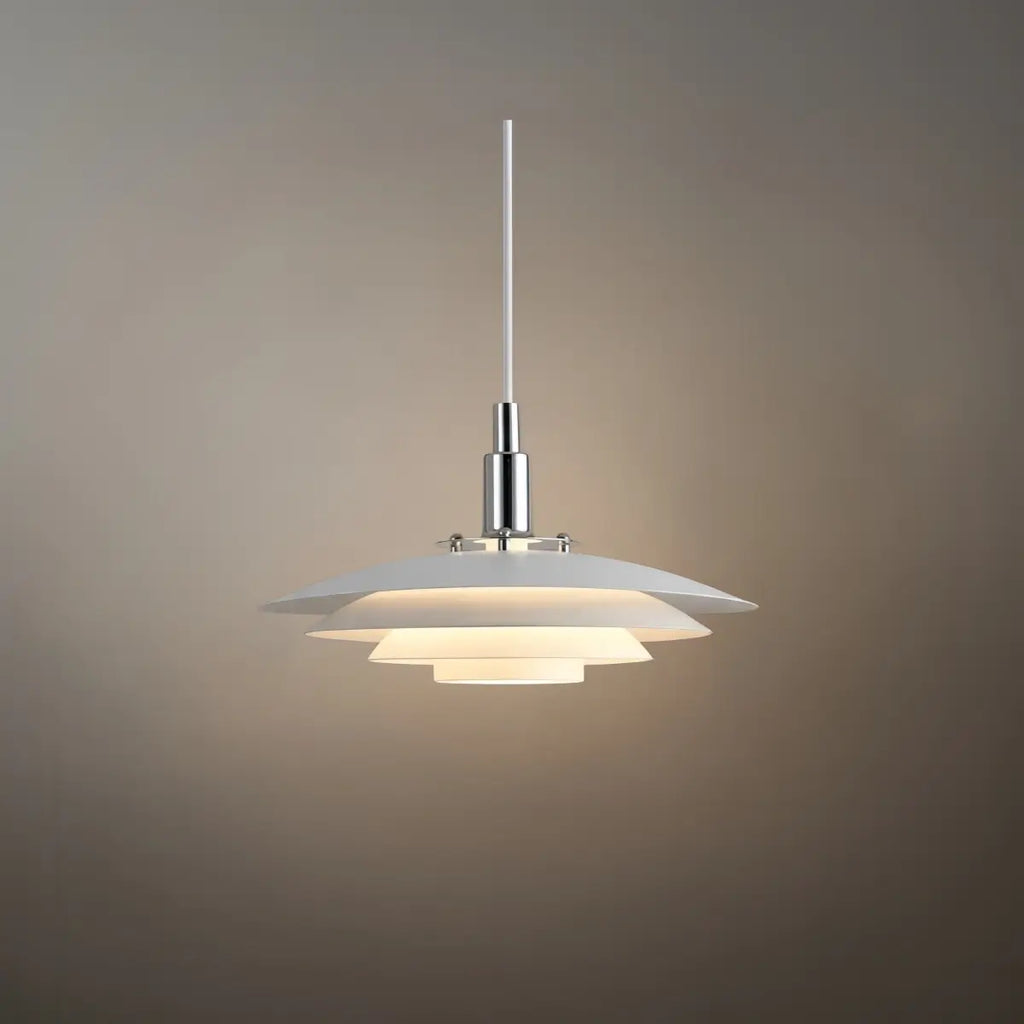 Modern Metal Pendant Light — Black/White for Dining Room - Flindria