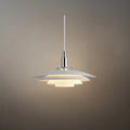 Modern Metal Pendant Light — Black/White for Dining Room - Flindria