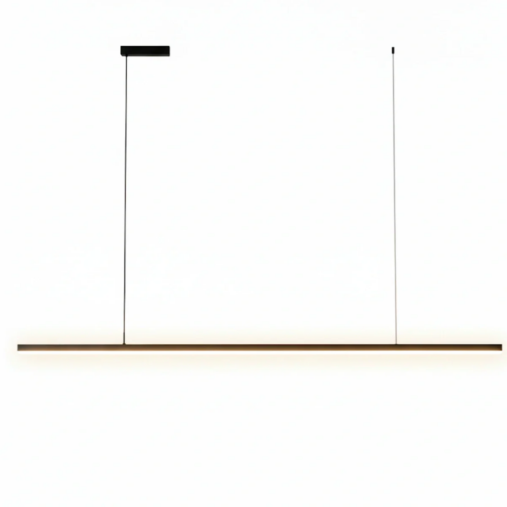 Modern LED Pendant Light – White/Black Metal/Glass for Dining Room - Flindria