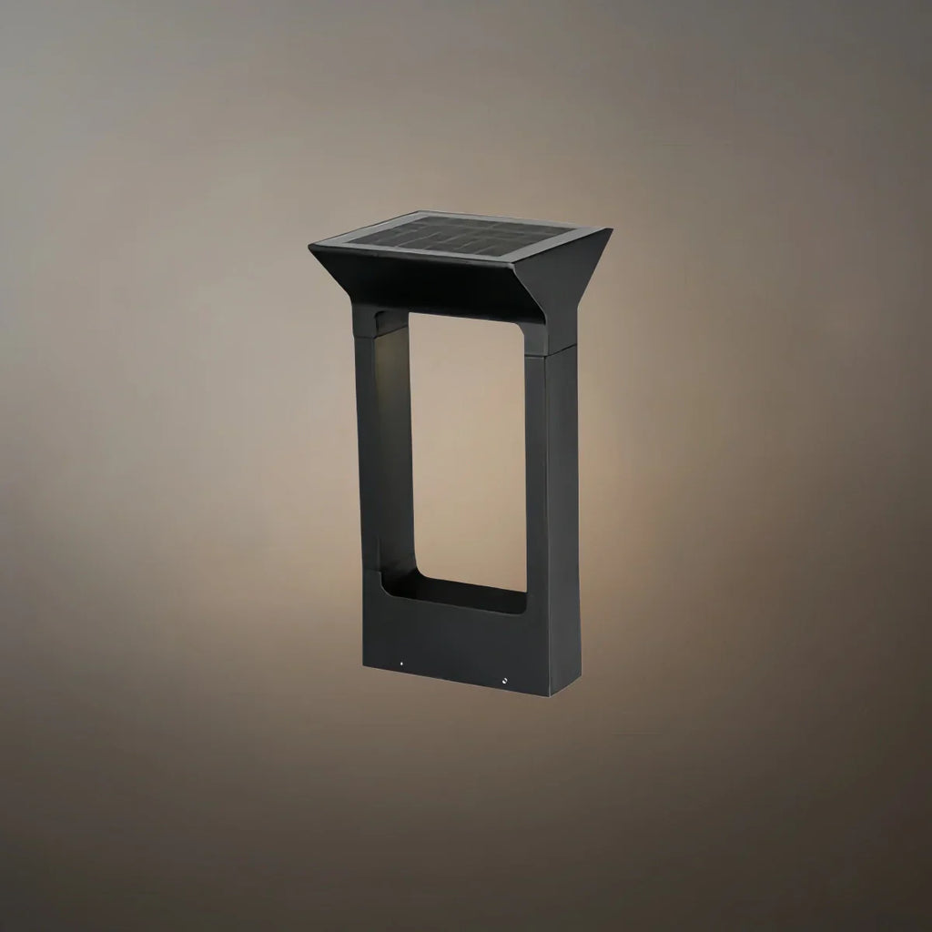 Luces de sendero industriales - Diseño irregular de acrílico negro para jardín - Flindria