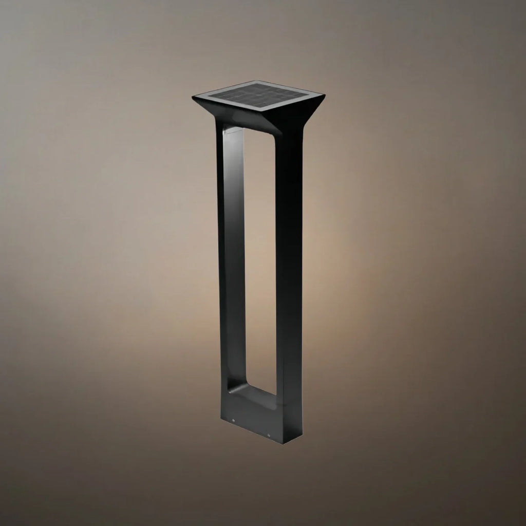 Luces de sendero industriales - Diseño irregular de acrílico negro para jardín - Flindria