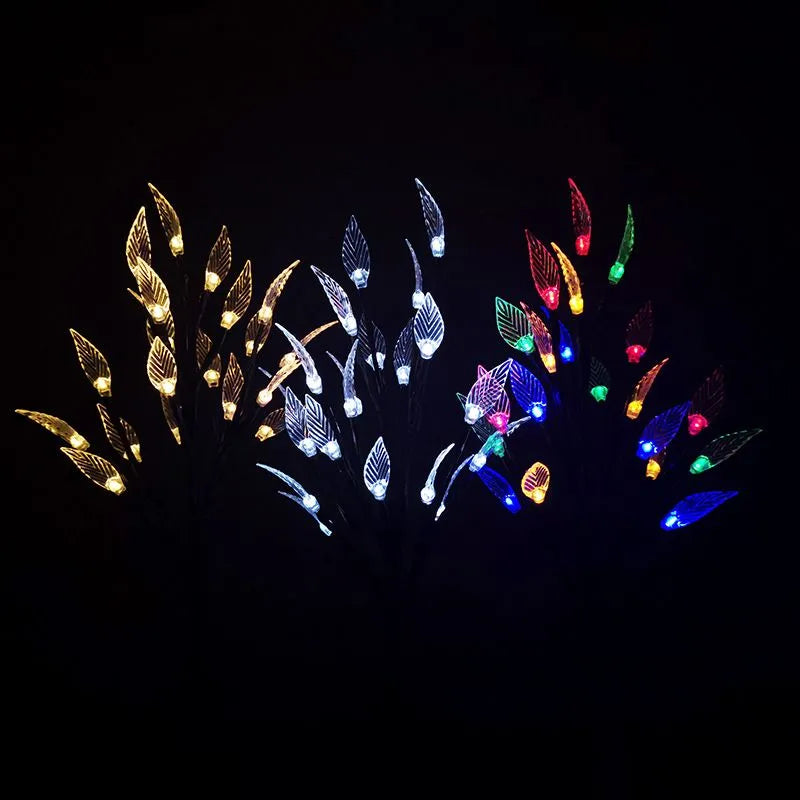 Art Deco Pathway Light - Acrylic Tree Design for Patio & Garden - Flindria