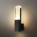 Modern Rectangle Wall Sconce - Black Metal for Garden/Outdoor Spaces - Flindria