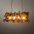 Botanica Decorative Metal Pendant Light - Artificial Plants Dining Room - Flindria