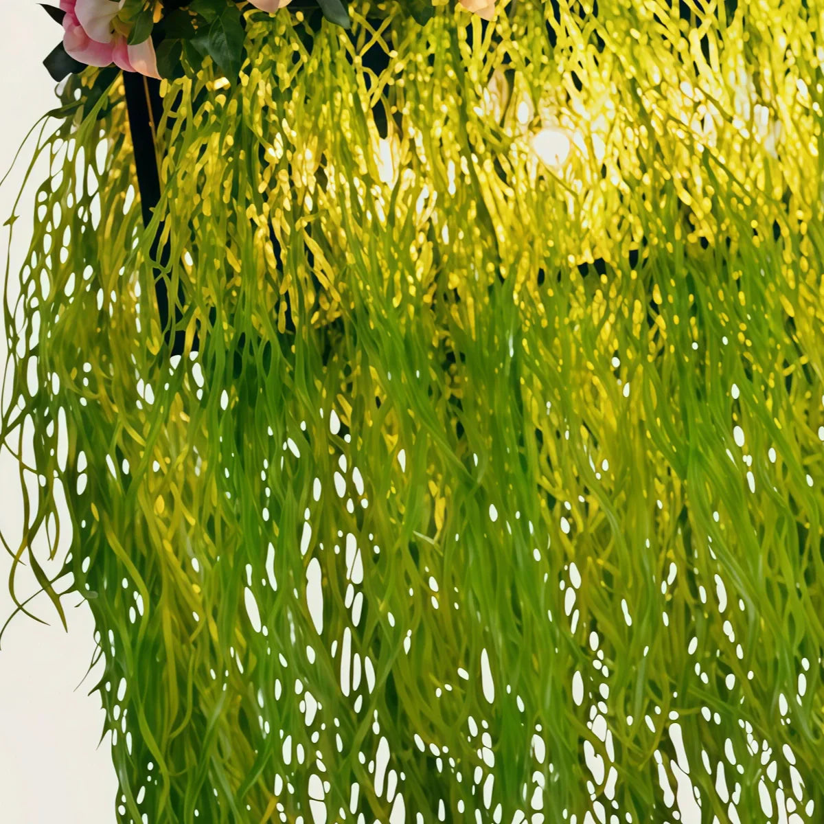 Botanica Decorative Metal Pendant Light - Artificial Plants Dining Room - Flindria