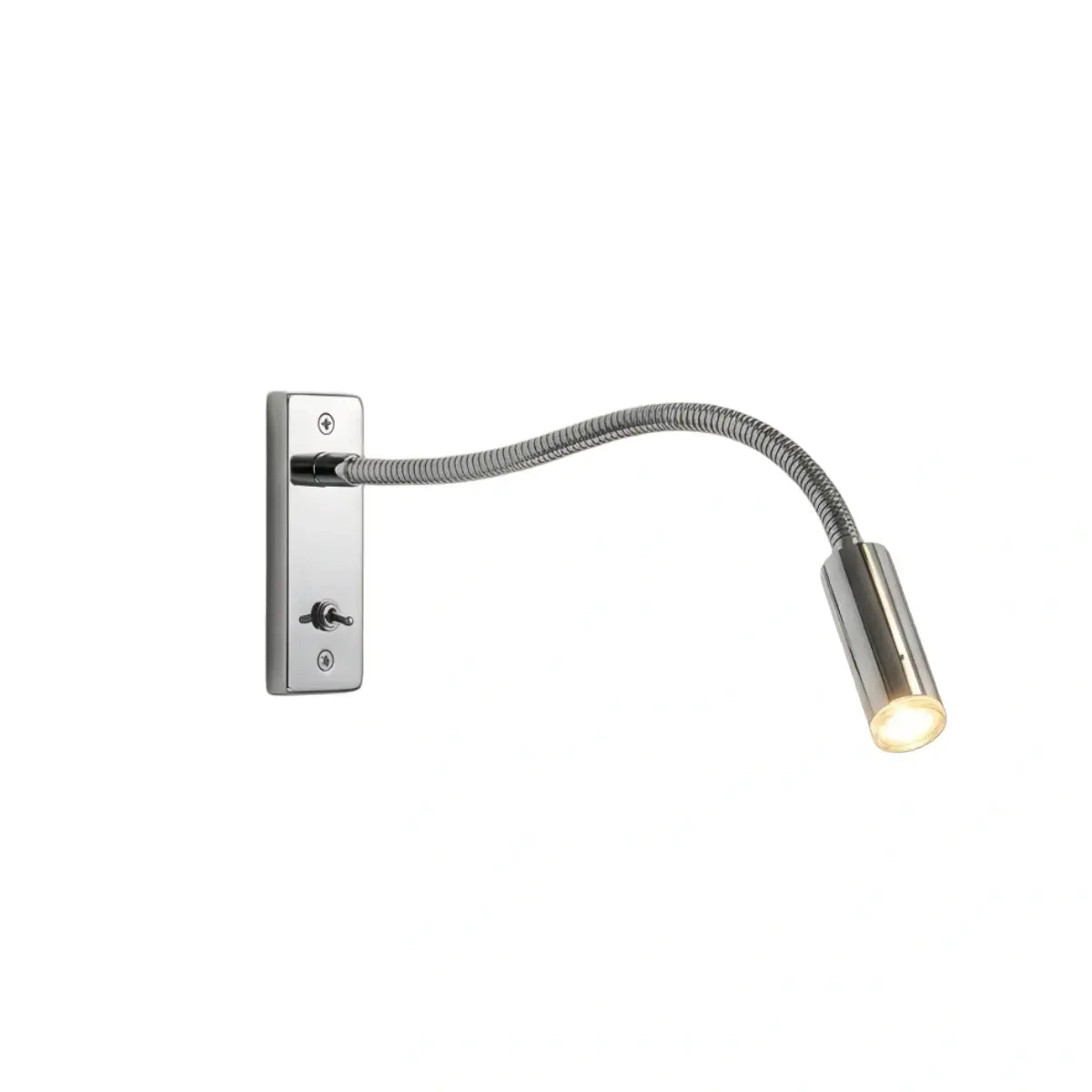 Minimalist Linear Wall Lamp - Bronze/Chrome/Nickel Metal for Bedroom - Flindria