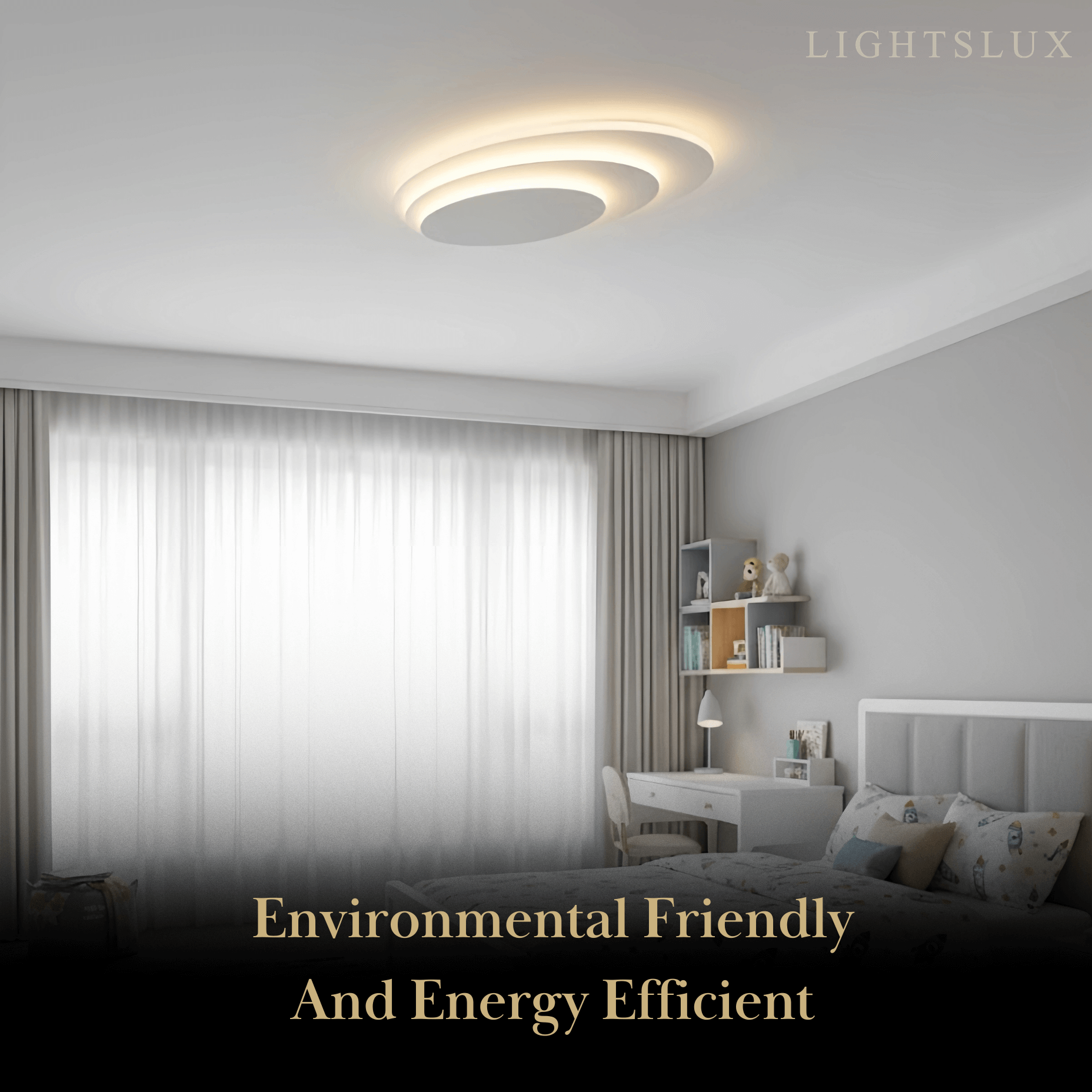 Modern Nordic Round Flush Mount Ceiling Light – White Fixture - Flindria