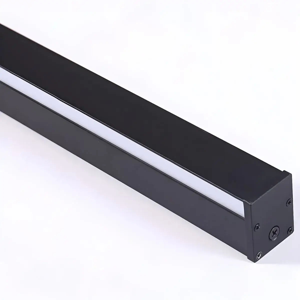 Minimalist Linear LED Wall Lamp – Black/Gold for Bedroom/Living Room - Flindria