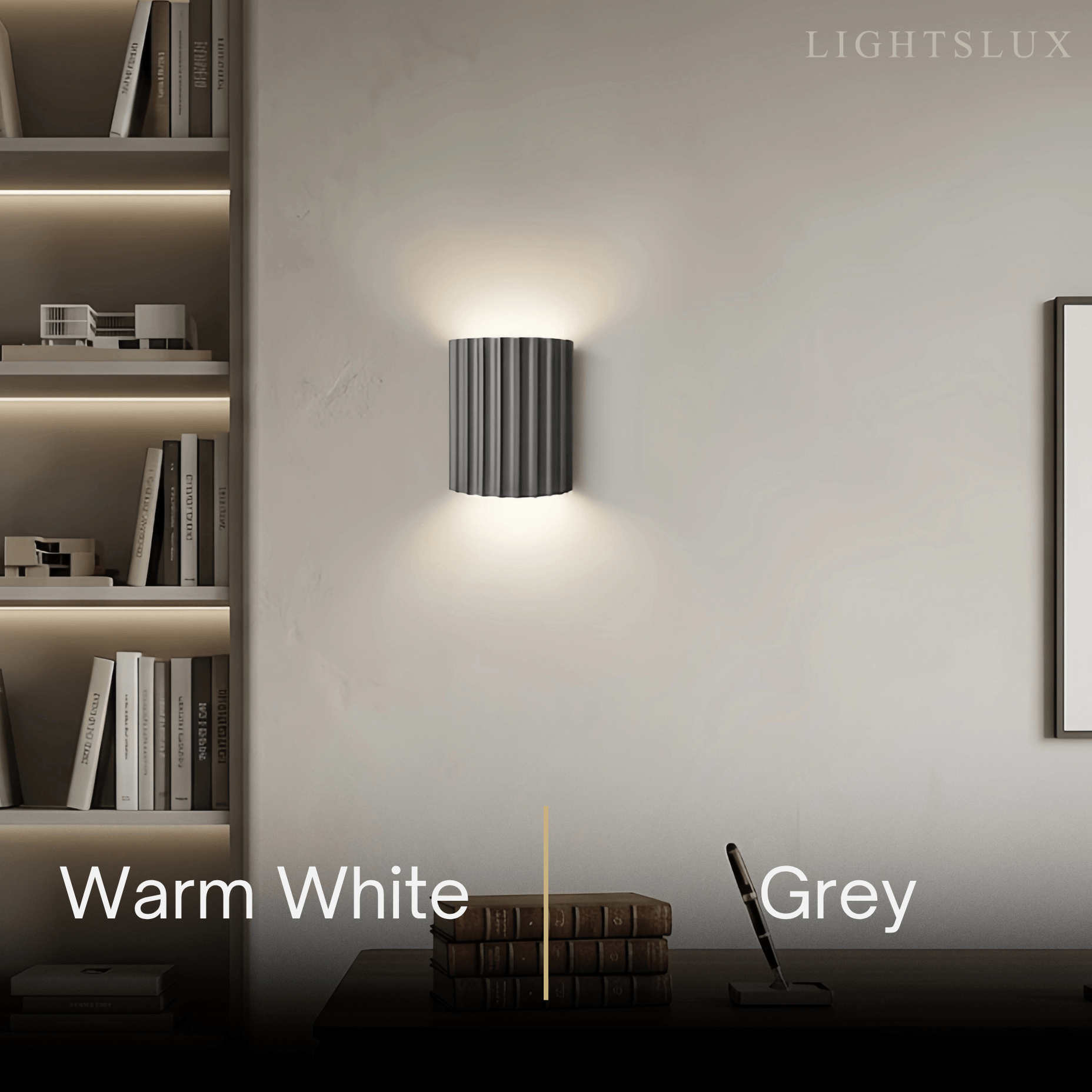 Modern Resin Wall Light – Green/Grey/Orange for Living Room/Bedroom - Flindria