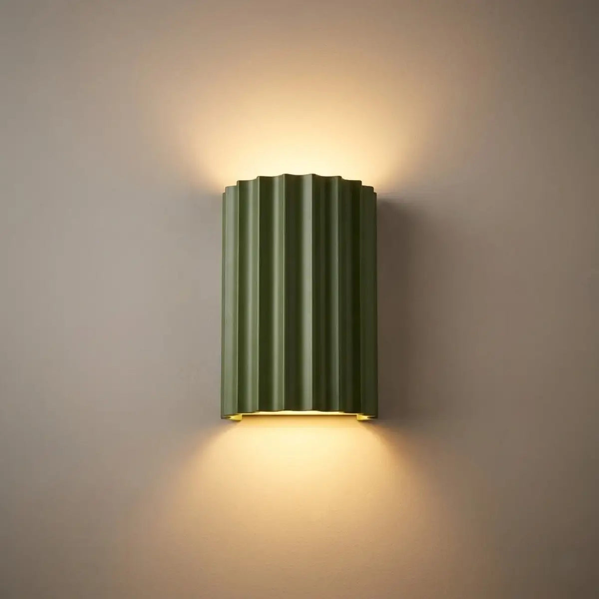 Modern Resin Wall Light – Green/Grey/Orange for Living Room/Bedroom - Flindria