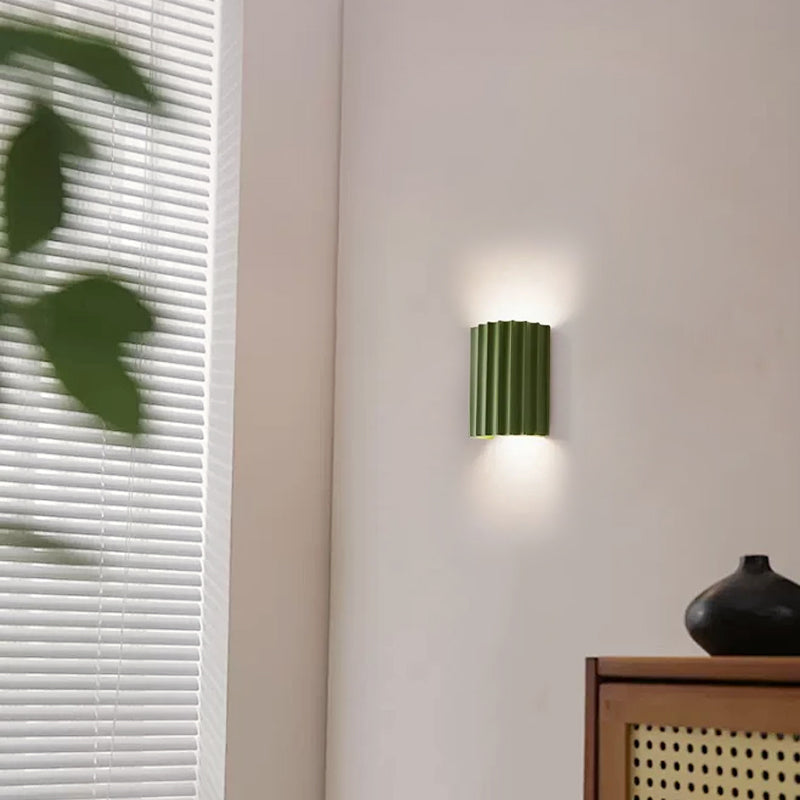 Modern Resin Wall Light – Green/Grey/Orange for Living Room/Bedroom - Flindria