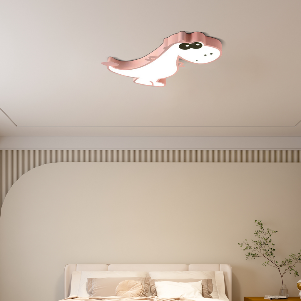Modern Dimmable Ceiling Light - Cute Dragon Design for Children's Room - Flindria