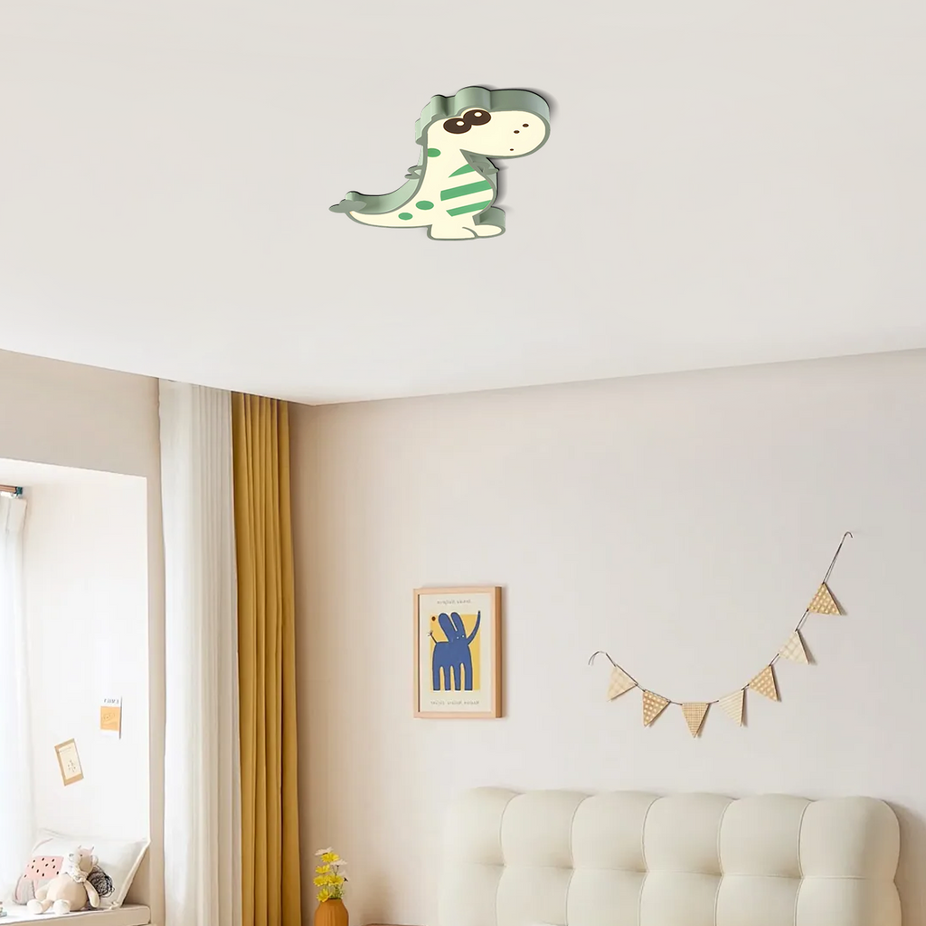 Modern Dimmable Ceiling Light - Cute Dragon Design for Children's Room - Flindria