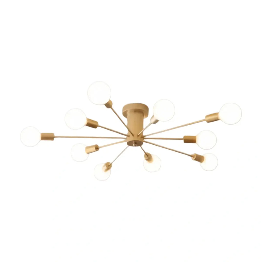 Modern Metal/Glass Ceiling Light - Bubble Design for Bedroom/Living Rooms - Flindria