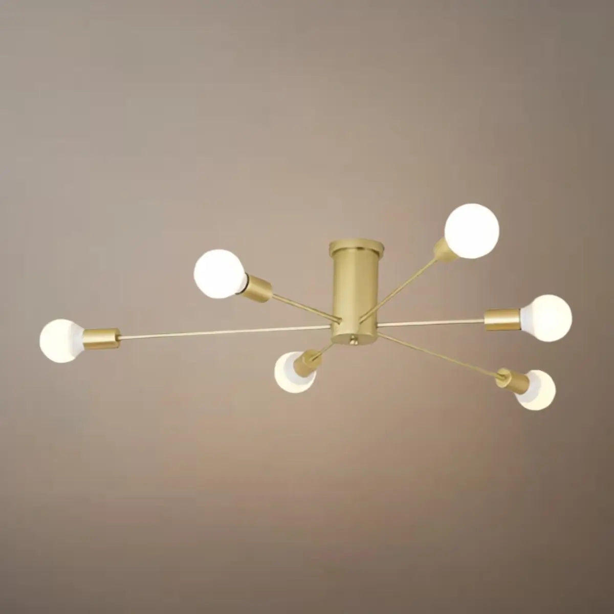Modern Metal/Glass Ceiling Light - Bubble Design for Bedroom/Living Rooms - Flindria