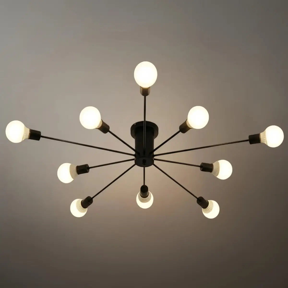 Modern Metal/Glass Ceiling Light - Bubble Design for Bedroom/Living Rooms - Flindria